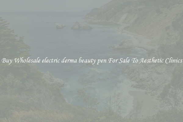 Buy Wholesale electric derma beauty pen For Sale To Aesthetic Clinics