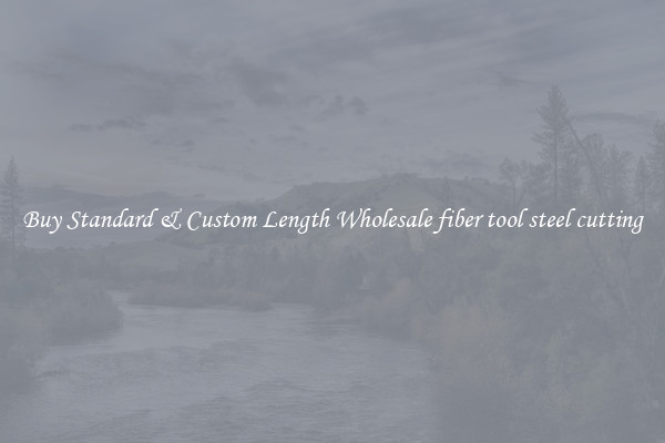 Buy Standard & Custom Length Wholesale fiber tool steel cutting