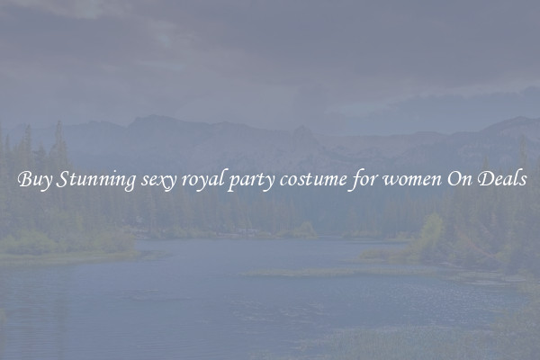 Buy Stunning sexy royal party costume for women On Deals