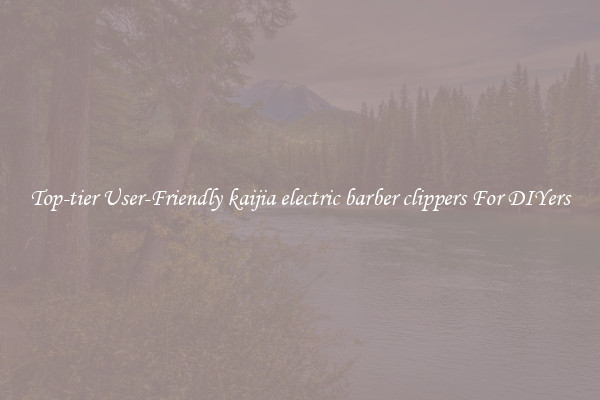 Top-tier User-Friendly kaijia electric barber clippers For DIYers
