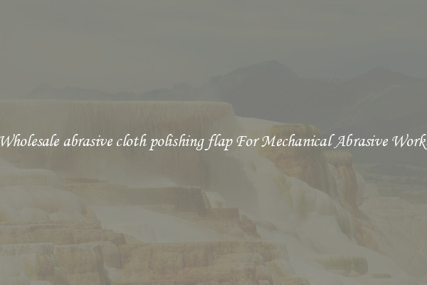 Wholesale abrasive cloth polishing flap For Mechanical Abrasive Works